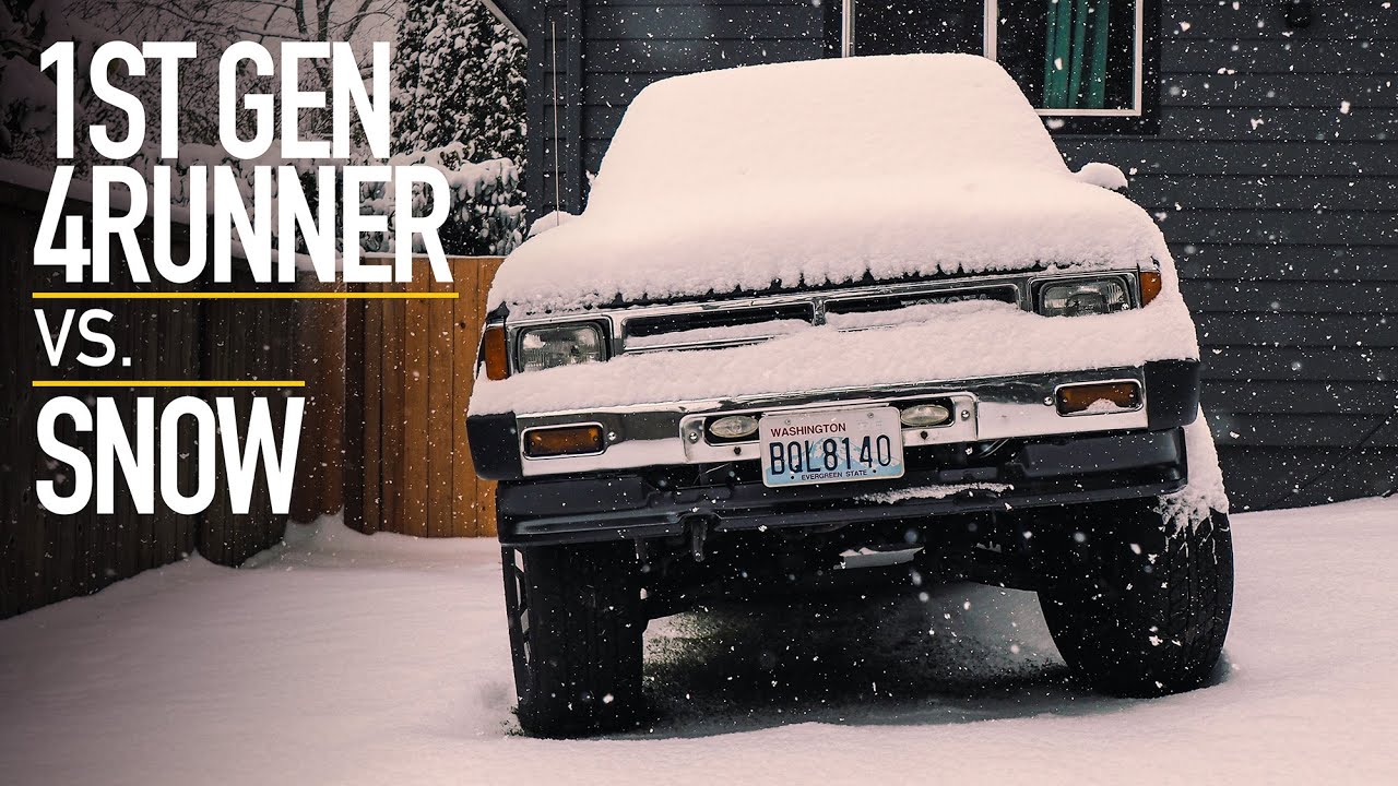 1st Gen Toyota 4Runner vs. SNOW!