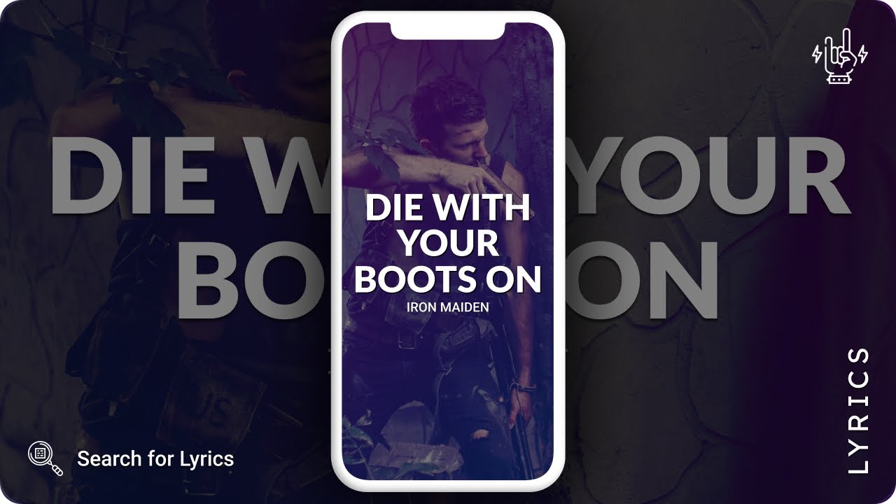 Iron Maiden - Die With Your Boots On (Lyrics for Mobile)