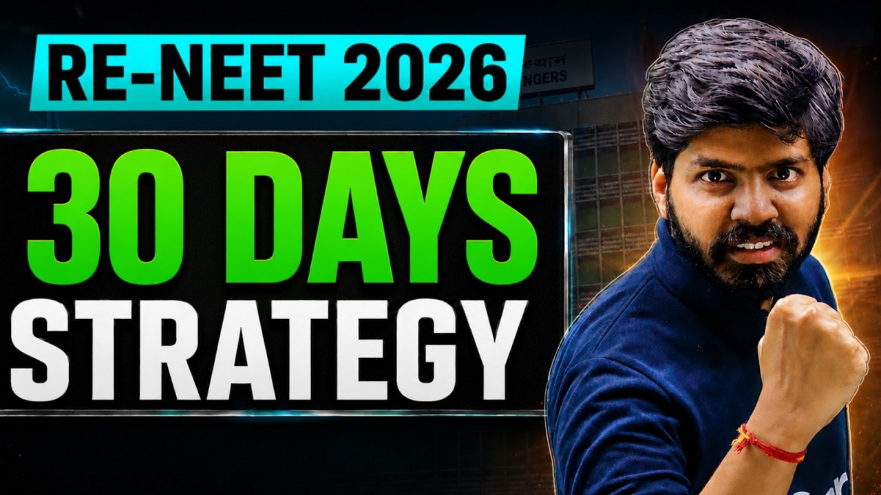 RE-NEET 2026 Strategy to Score 680+ Marks | Complete 30 Days Roadmap 🔥| Comeback Begins 😎| eSaral