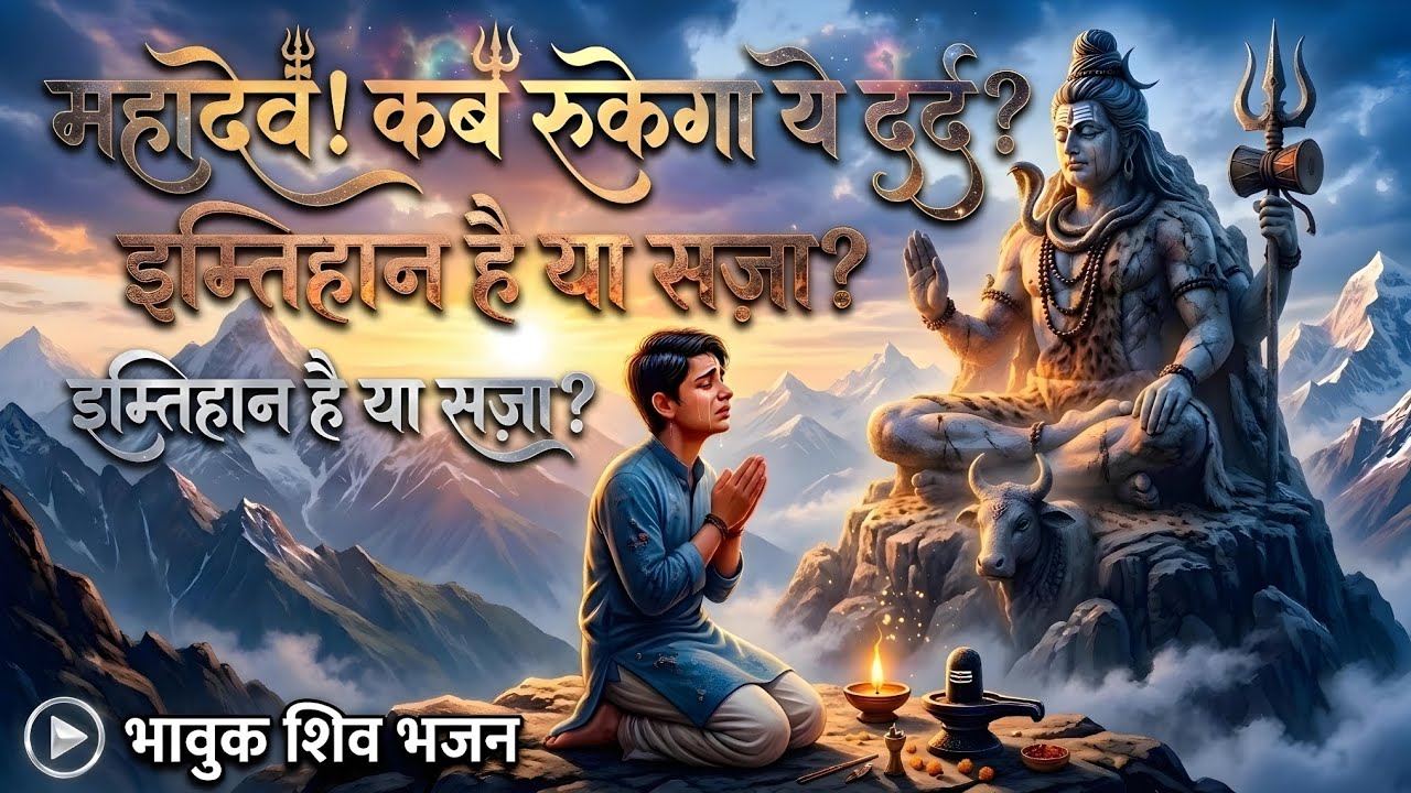 महादेव... कब खत्म होगा ये इम्तिहान?😢| Mere Karmo Ki Saja Ya Tera Imtihan | 2026 #new #song #trending