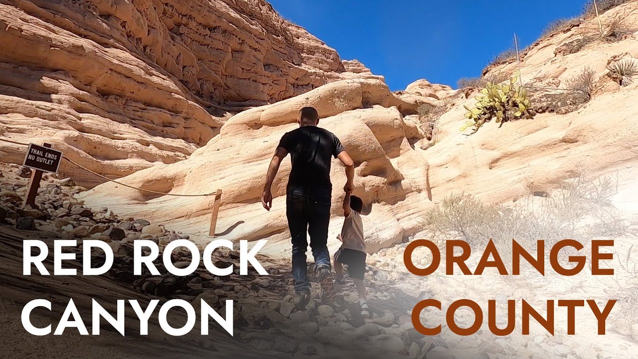 Hiking Red Rock Canyon Trail in Orange County with Kids - Lake Forest, California