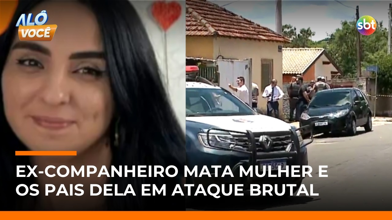 Homem mata ex-mulher e os pais dela a tiros em Iperó, no interior de SP | #AloVoce