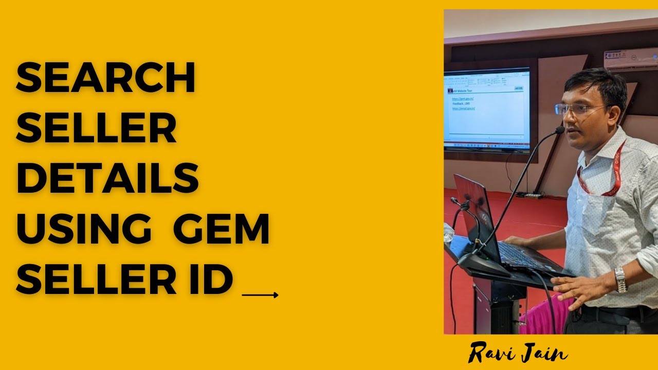 How to Search  seller details using GeM Seller ID  #gem #government #contractors #bidding
