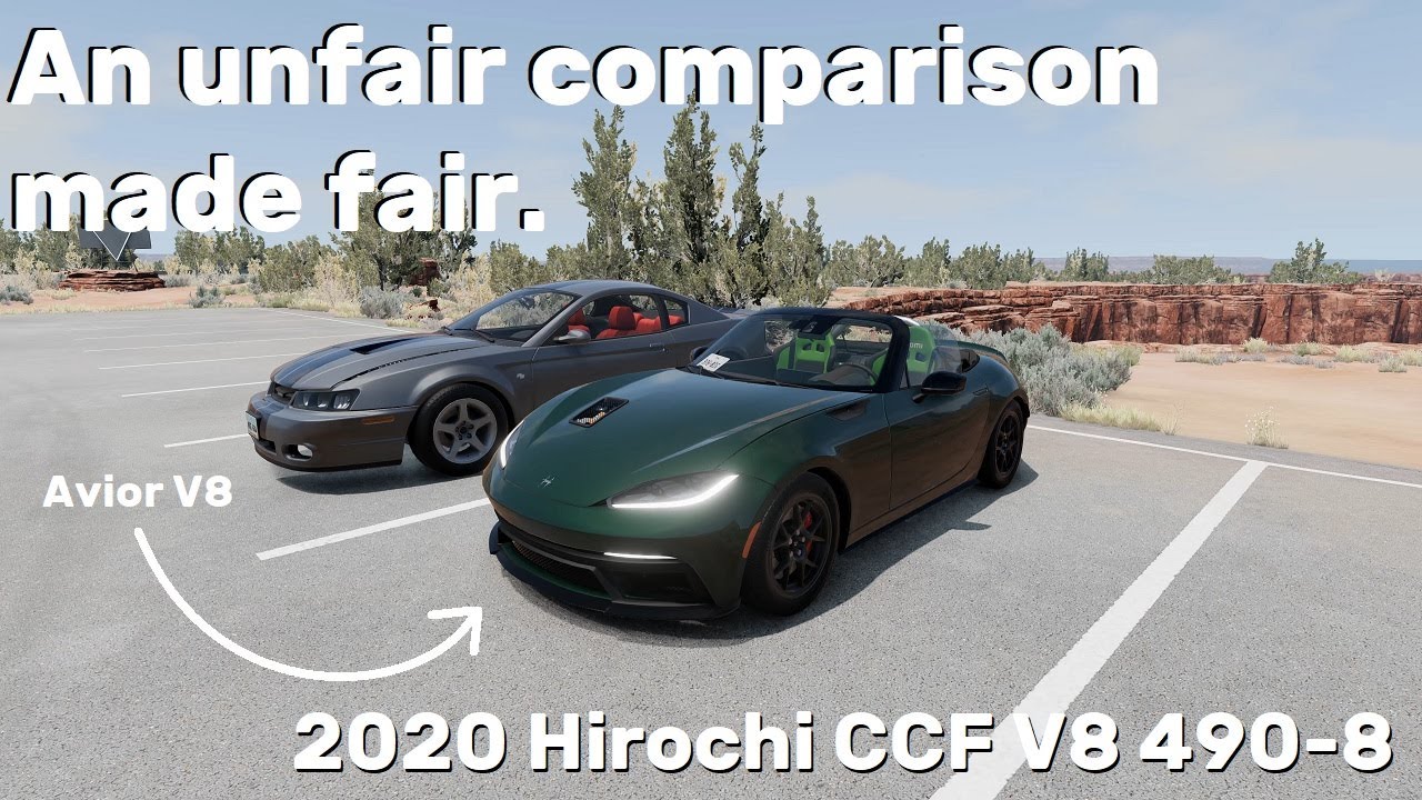 BeamNG.drive (Mod) Freeroam: Utah, USA - 2020 Hirochi CCF V8 490-8