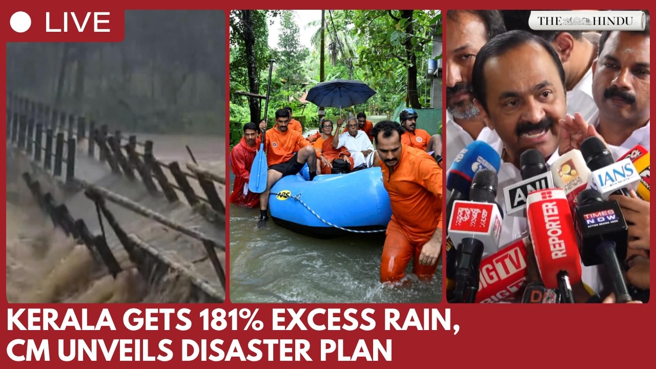 Kerala receives 181% excess rain in August; CM announces disaster resilience pilot