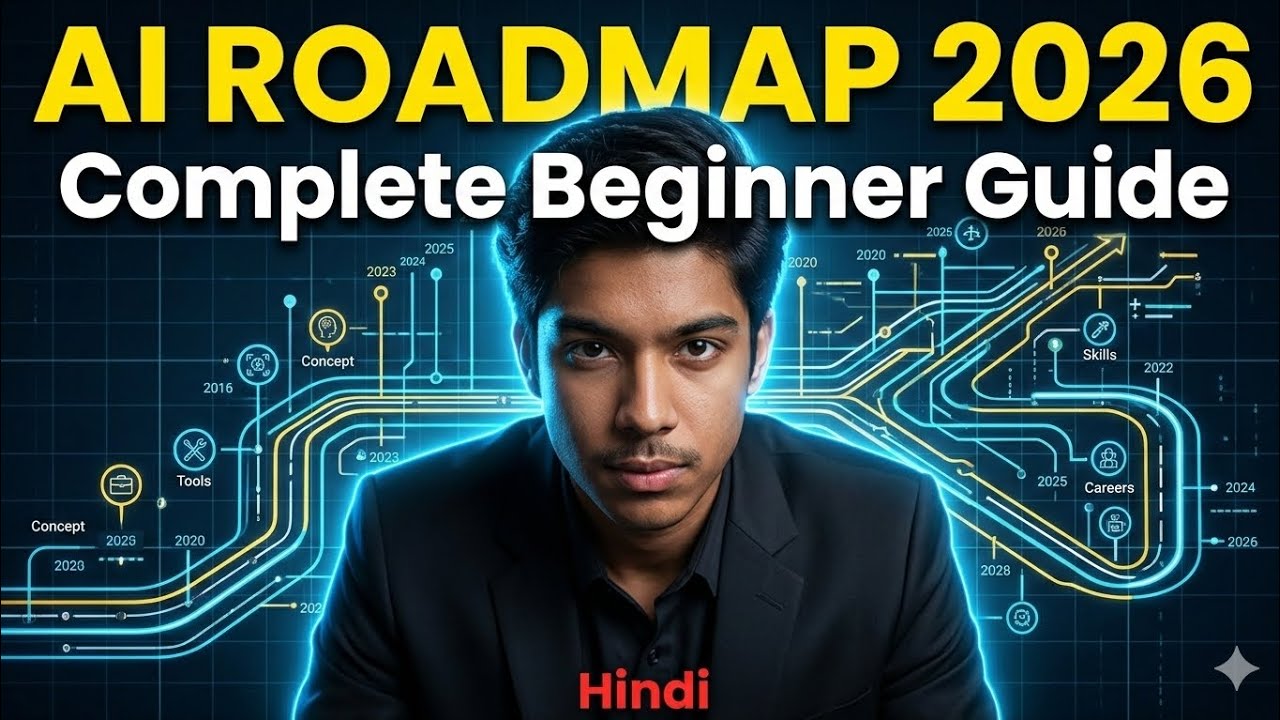 2026 mein AI Nahi Seekha Toh Pichhe Reh Jaoge 😨 Complete Roadmap Hindi | Zero to Expert