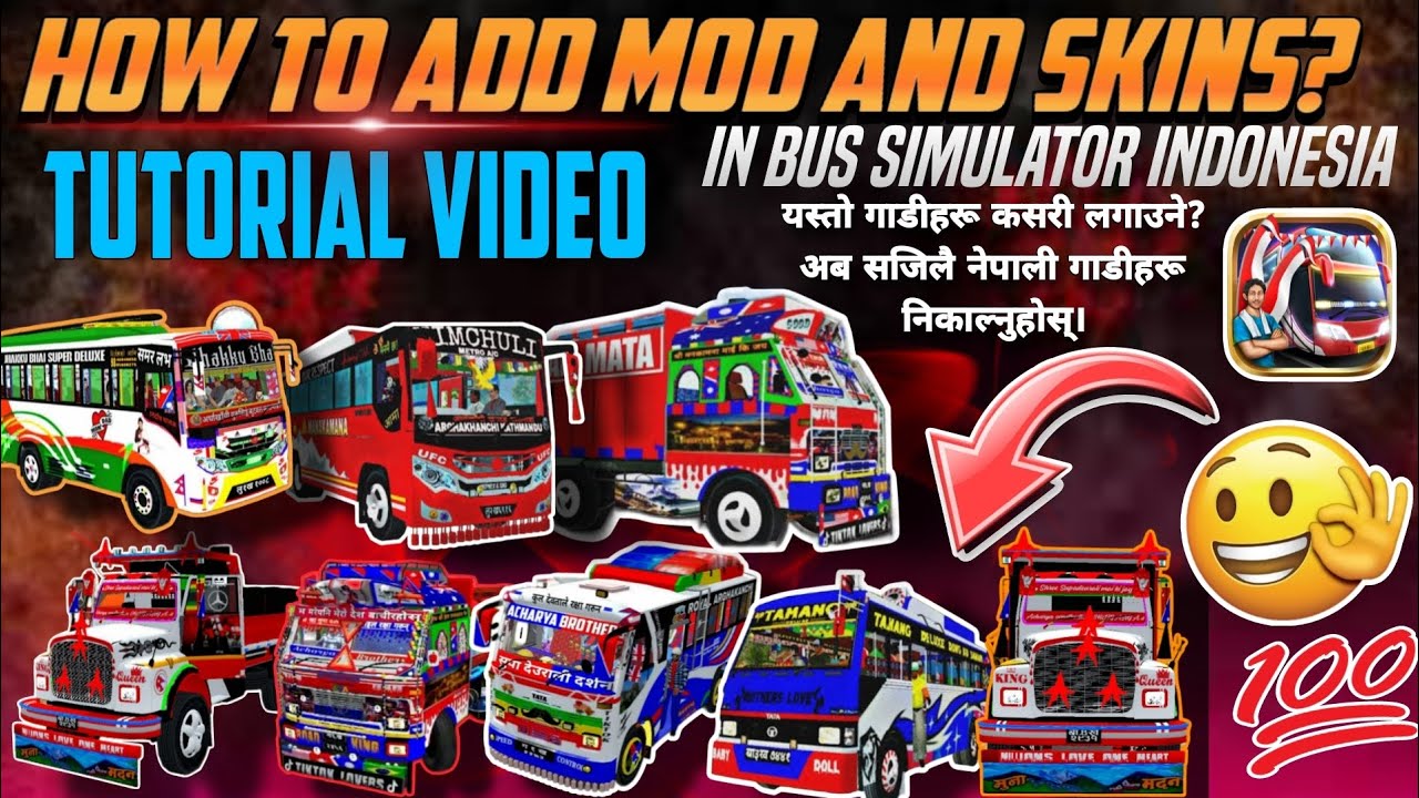 How to Add Nepali Vehicle Mod& Skin in Bus Simulator Indonesia|Full Tutorial 2026|100% working trick