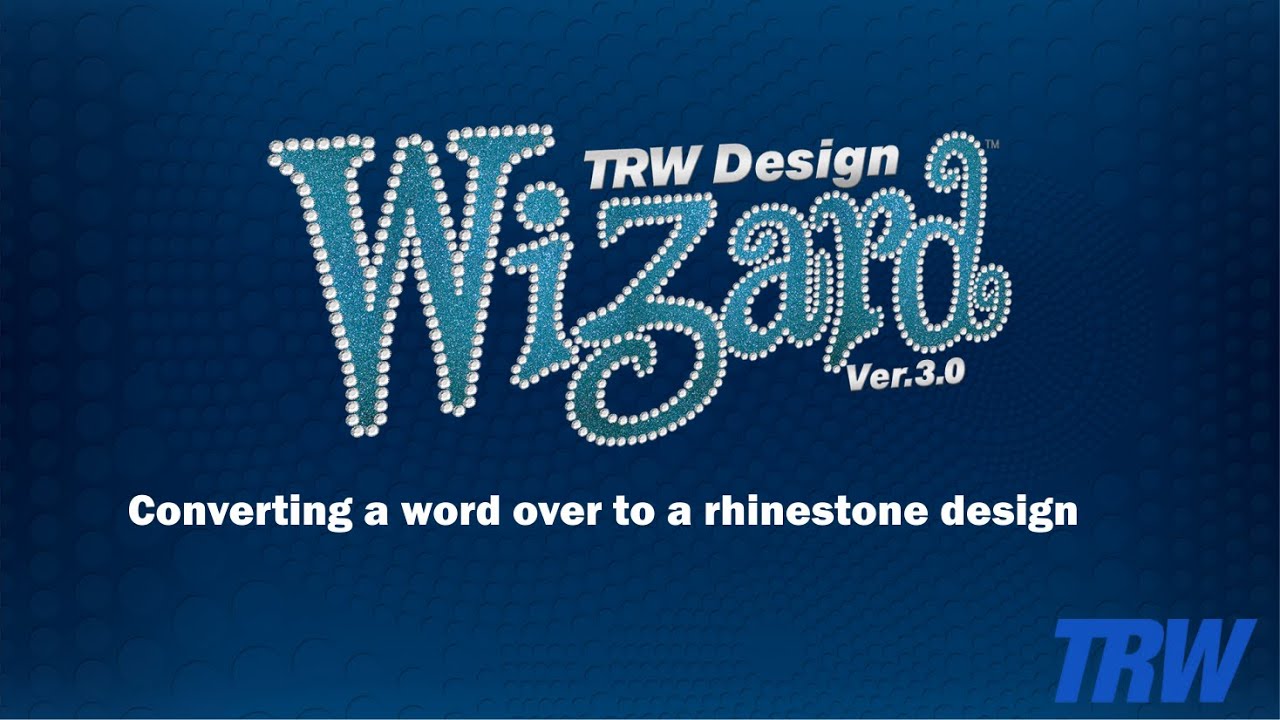 Converting a Word Into a Rhinestone Design