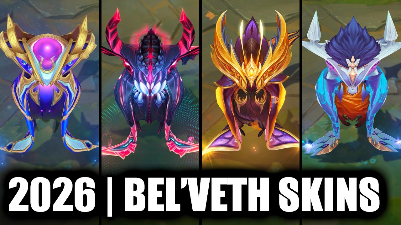 ALL BEL'VETH SKINS SPOTLIGHT 2026 | League of Legends