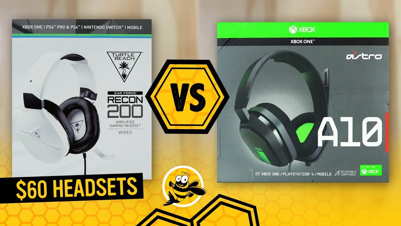 Turtle Beach RECON 200 vs. Astro A10 Gaming Headset: Best Under $60?