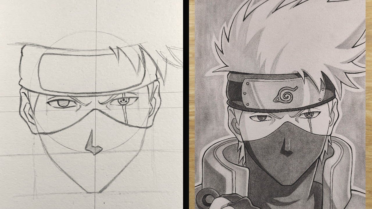How to Draw Kakashi | drawing tutorial | easy to draw