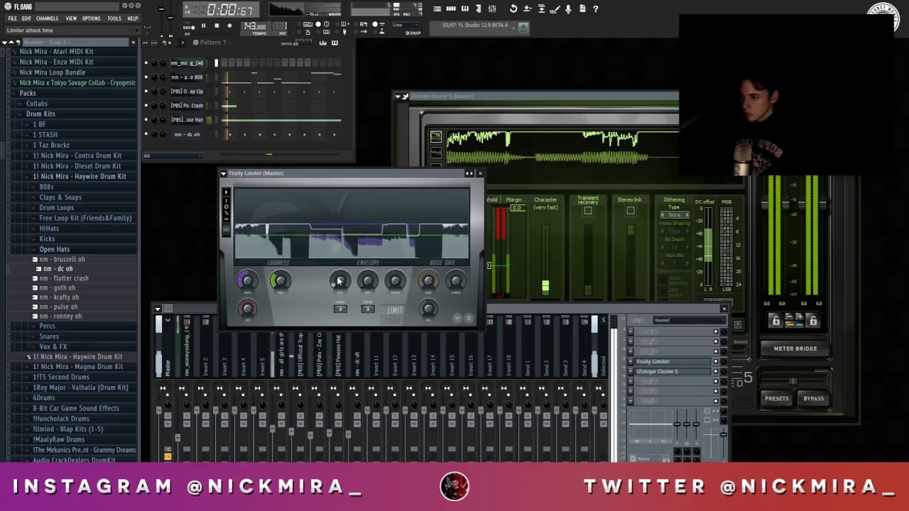 MAKING BEATS WITH NICK MIRA - FRENZY LOOP KIT - 4/3/18 STUDIO SESSION