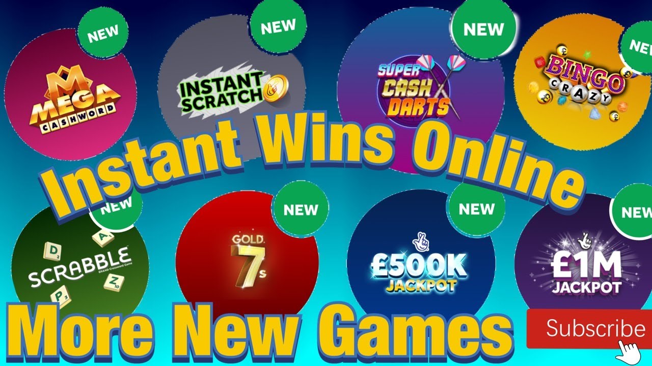 More New Instant Wins Online - Scratch Cards Online &pound;500K Jackpot Super Cash Darts Mega Cashword 💰