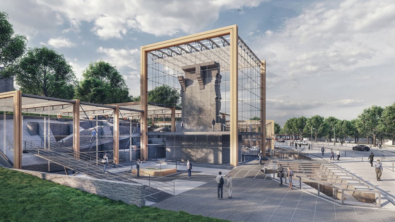 1. Ödül, Konya Alaeddin Tepesi II. Kılıçarslan Köşkü ve Kazı Alanı Mimari Fikir Proje Yarışması