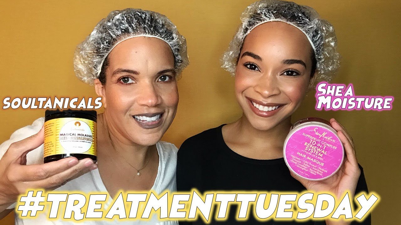#TreatmentTuesday | Shea Moisture Superfruit 10-in-1 Masque & Soultanicals Molasses Deep Constructor