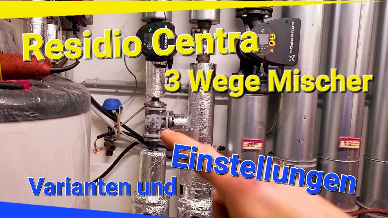 Resideo / Honeywell Centra 3 Wege Ventil für die Heizung Varianten und Einstellungen...