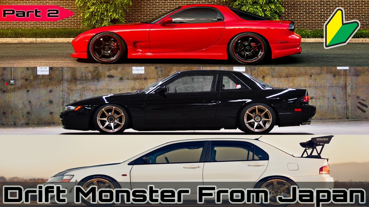 DRIFT MONSTERS FROM JAPAN | QUICK REVIEWS | RX-7 | SILVIA S15 | EVOLUTION VII | PART 2 | 1990 - 2001