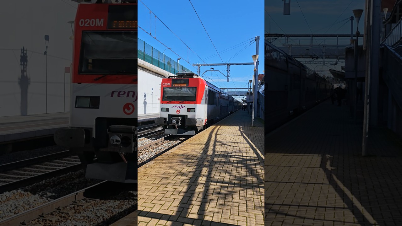 Cruce de trenes Renfe 449 y 450 📍 El Barrial 