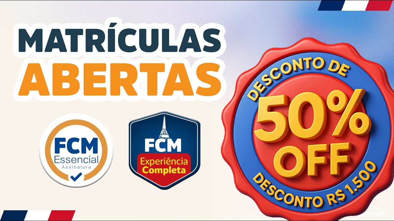 Matrículas Abertas com DESCONTO de R$ 1.500!