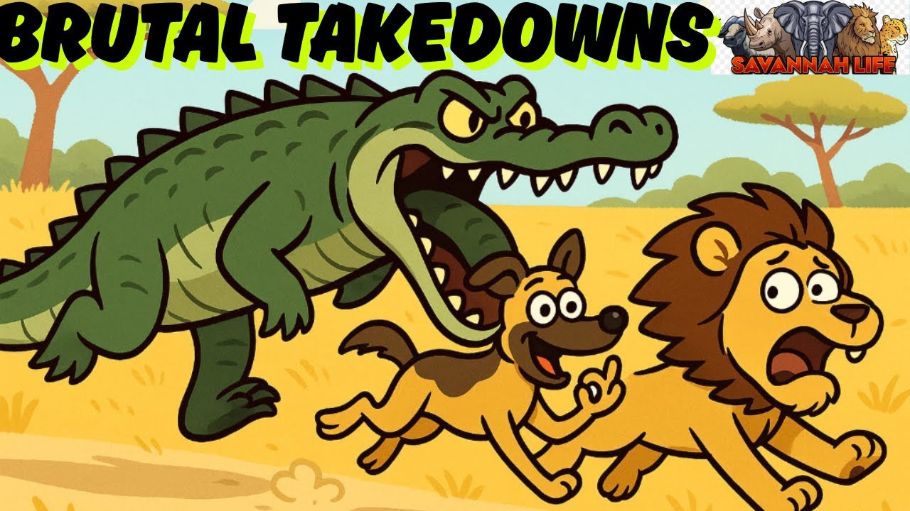 Roblox_Savage Crocodile DOMINATES the Savannah! | Ruthless Hunts in Roblox Savannah Life