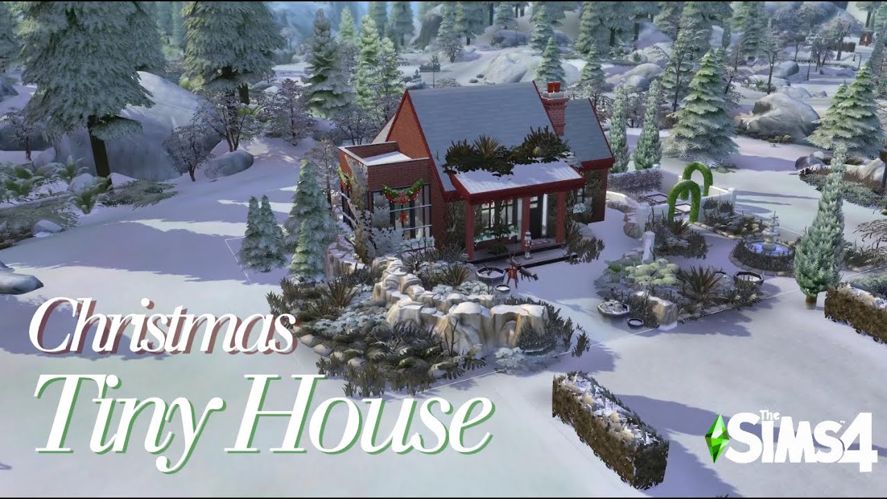 Turning a Tiny House into a Cozy Christmas Home | The Sims 4