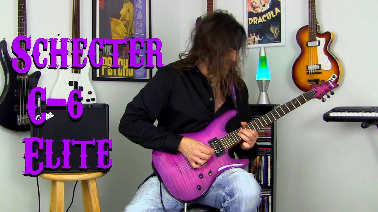 Демонстрация электрогитары Schecter C-6
