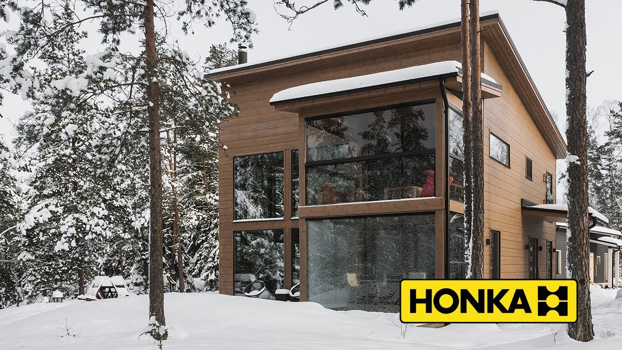 Simple living in a modern log house &mdash; this is the home of Karen and her family