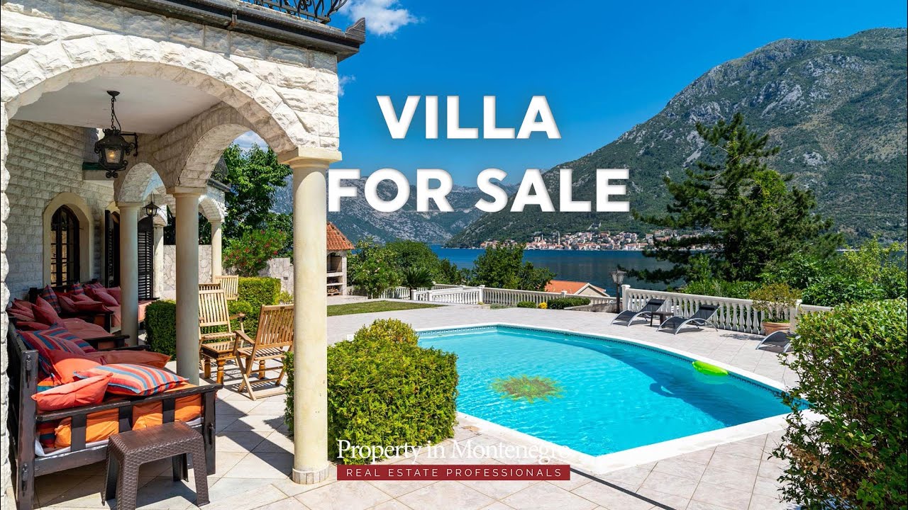 Beautiful villa for sale in Bay of Kotor || Property in Montenegro