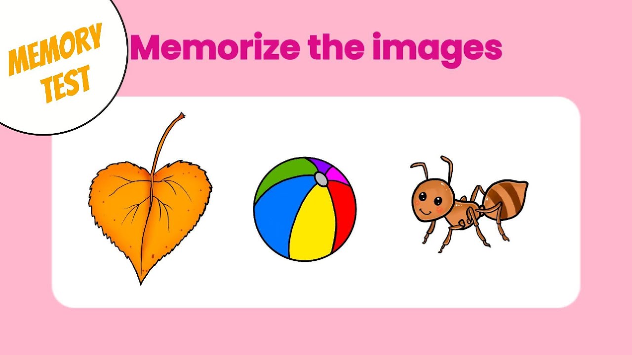 Memory Test Game for Kids, Puzzle game, Riddles, Brain Training for Young Kids, Children
