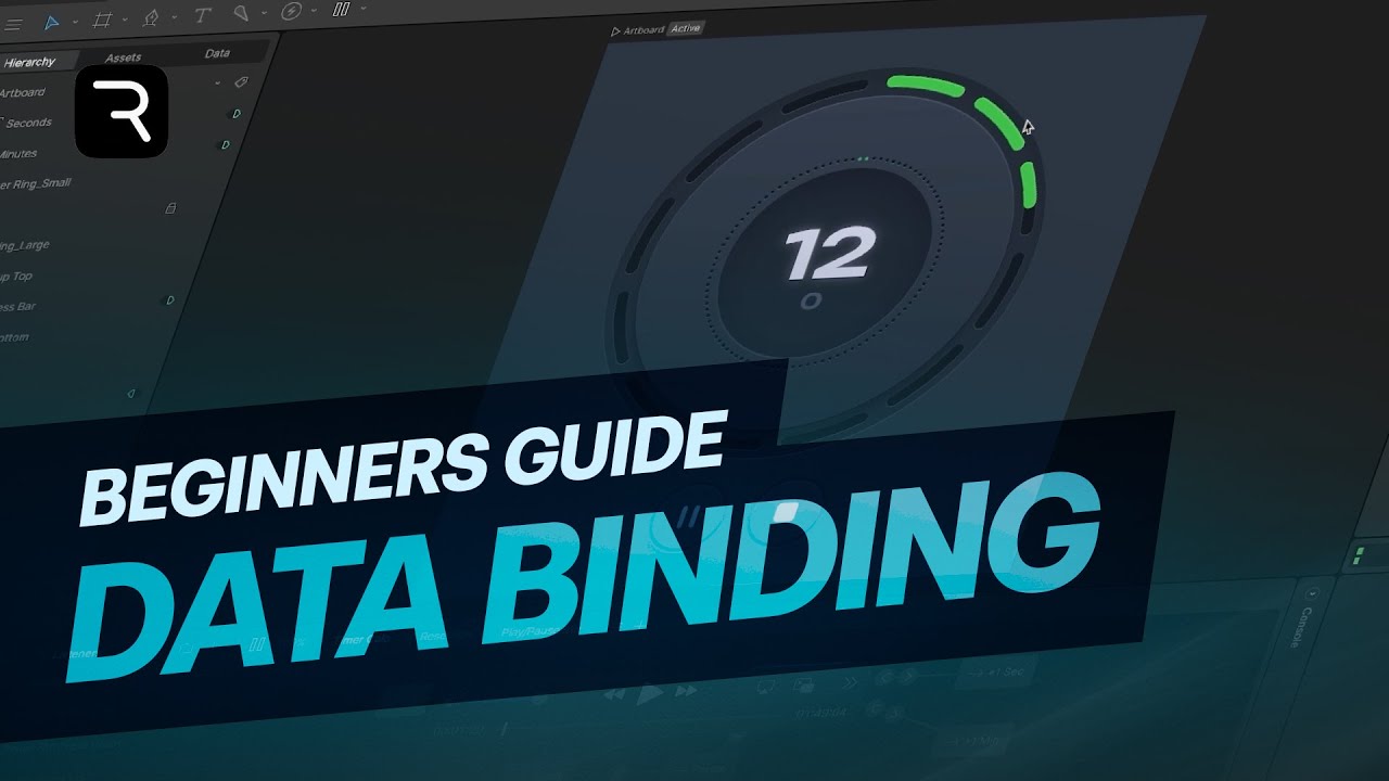 DATA BINDING in Rive: Create a Dynamic Timer