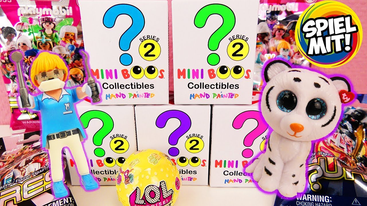 10 mega süße ÜBERRASCHUNGEN | TY Mini Beanie Boos, Playmobil Surprise Bags & L.O.L. Charm Fizz Kugel