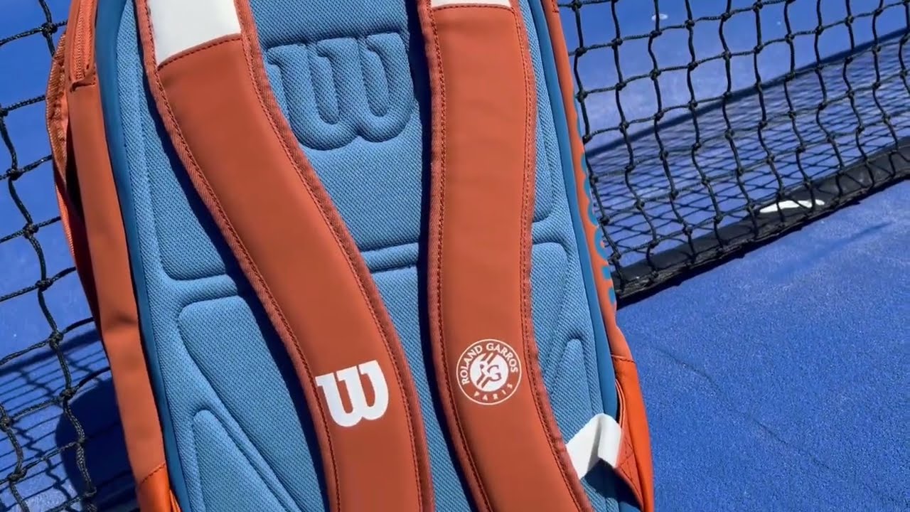 Wilson Roland-Garros Super Tour Tennis Backpack #tennis #tennisbags #rolandgarros