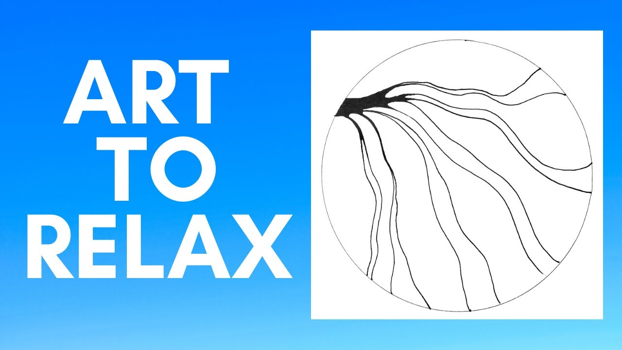 Mindful Art to do when you're Stressed | Mandalas Art and more One Line Art Tutorial and Tips