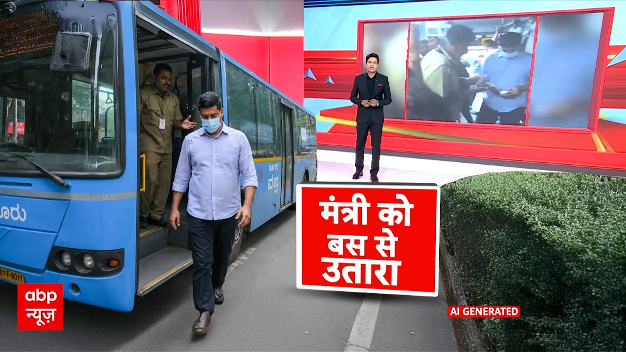 BMTC Bus Inspection Video : मास्क पहनकर BMTC बस में चढ़े परिवहन मंत्री | Viral News