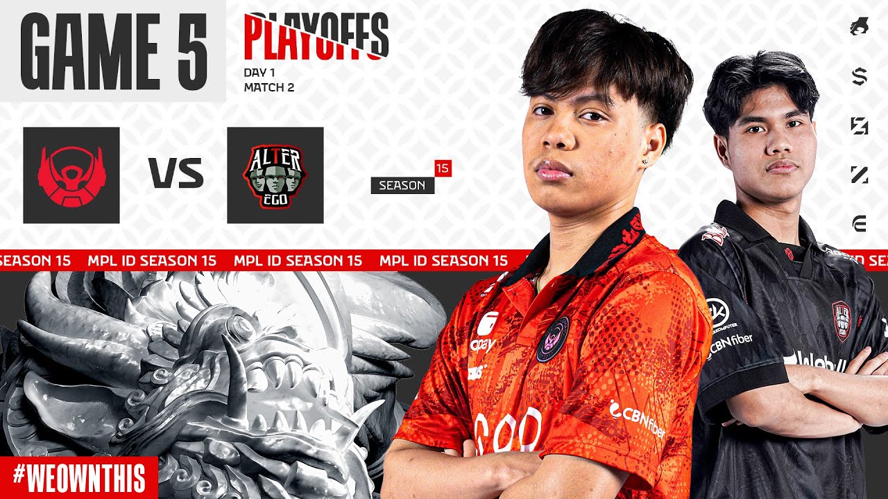 BIGETRON ESPORTS vs ALTER EGO | PLAYOFFS DAY 1 | Game 5 | #MPLIDS15