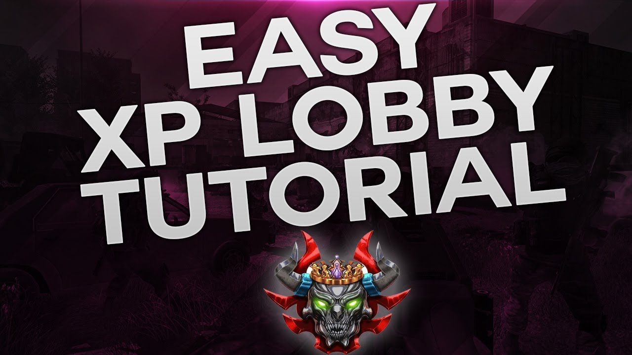 EASY BO4 XP LOBBY TUTORIAL - The easiest BO4 XP / Boosting Lobby method