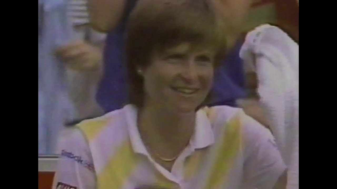 1985 US Open 4th rd : Hana Mandlikova d. Kathy  Jordan (Highlights)