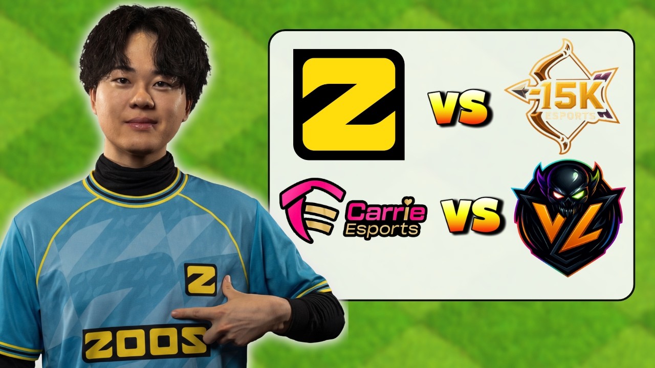 Zoos Esports , Carrie Esports and more Clash of Clans