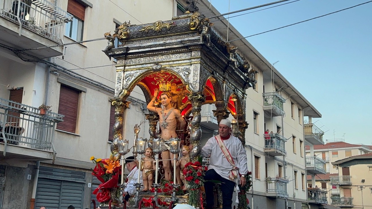 FESTA SAN SEBASTIANO BI MARTIRE - CONTINUO GIRO DEL 20 ( ACIREALE 2025 )