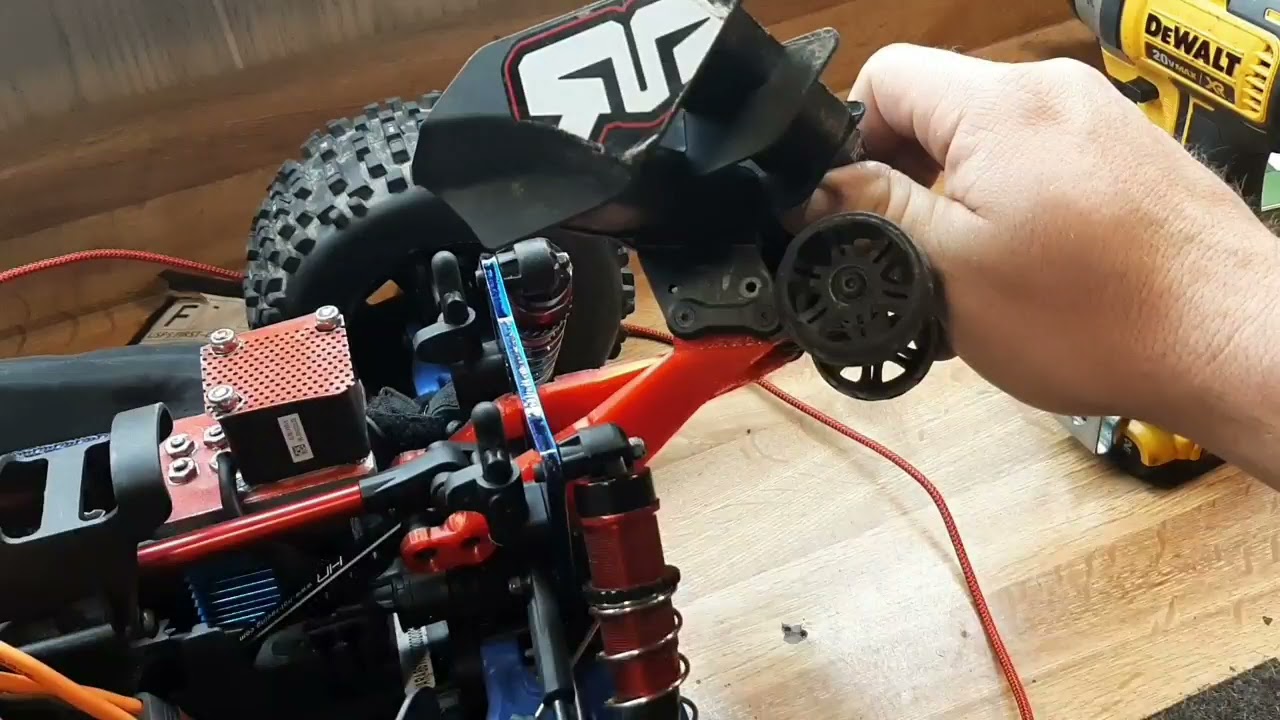 3d rc wing Mount install on arrma notorious