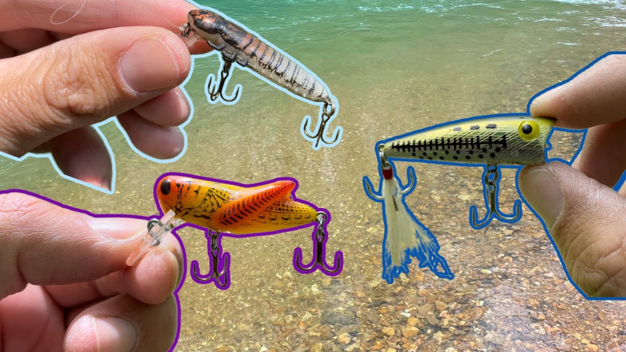 Fun Creek Fishing with Mini Rebel Lures