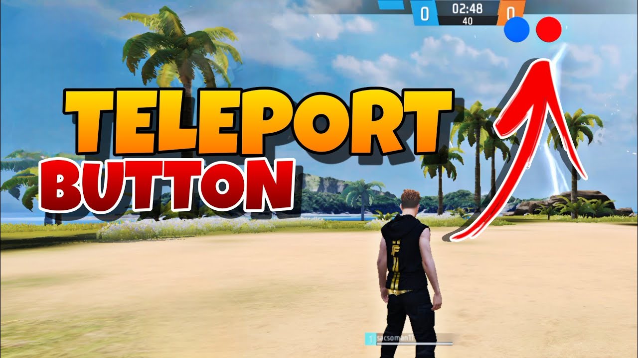 How to make Teleport Button in Freefire Craftland