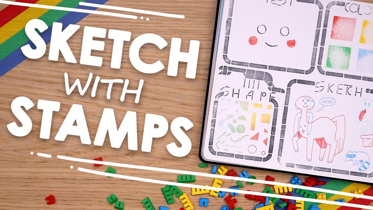 Sketching With Stamps | DOODLING WITH THE PRIXEL
