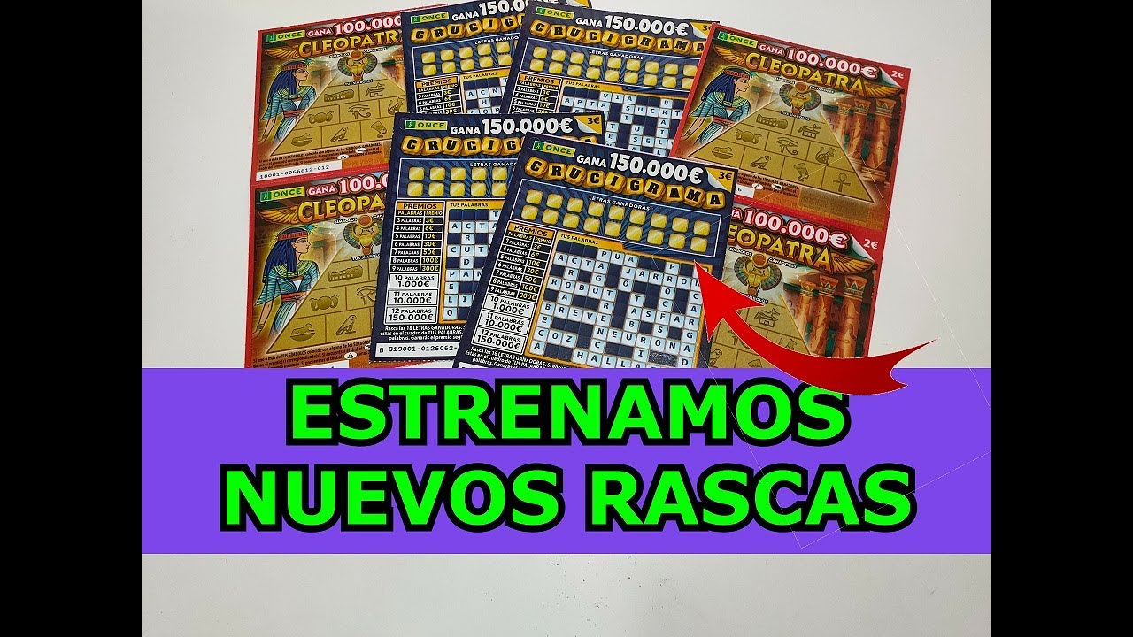 ESTRENAMOS NUEVOS RASCAS CLEOPATRA DE 2€ Y CRUCIGRAMA DE 3€ ¿GANARÉ DINERO?
