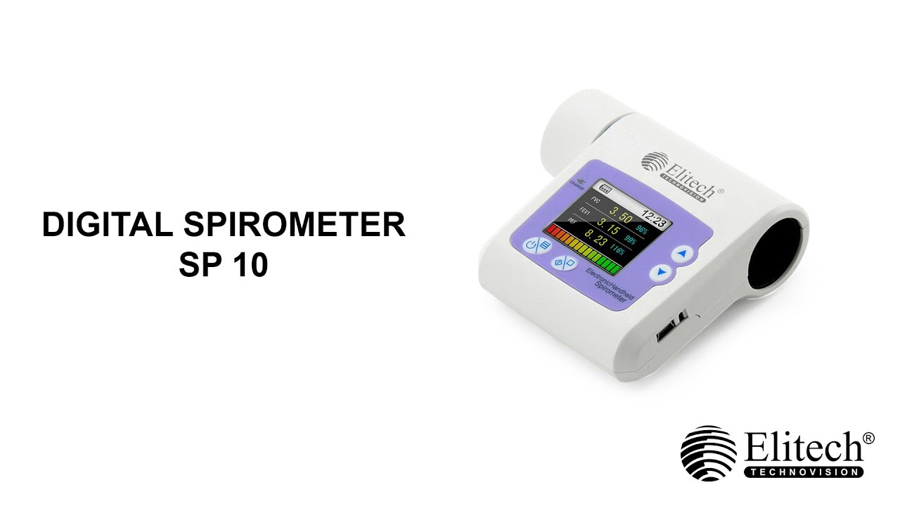 Pengoperasian digital spirometer SP 10