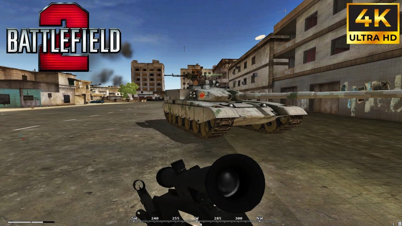 Battlefield 2 Project Reality Mod 50 vs 50 4k gameplay