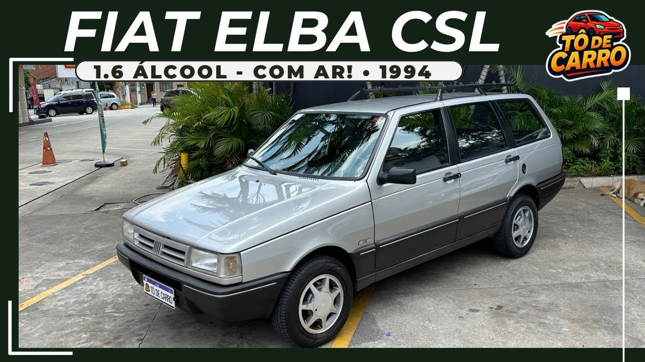 Incr&iacute;vel: Fiat ELBA impec&aacute;vel, com AR - modelo CSL &bull; 1994 - topo de linha raro! 