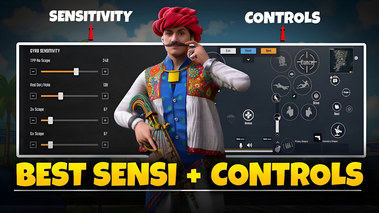 ScarFall 2.0 Best Sensitivity + Controls 🔥