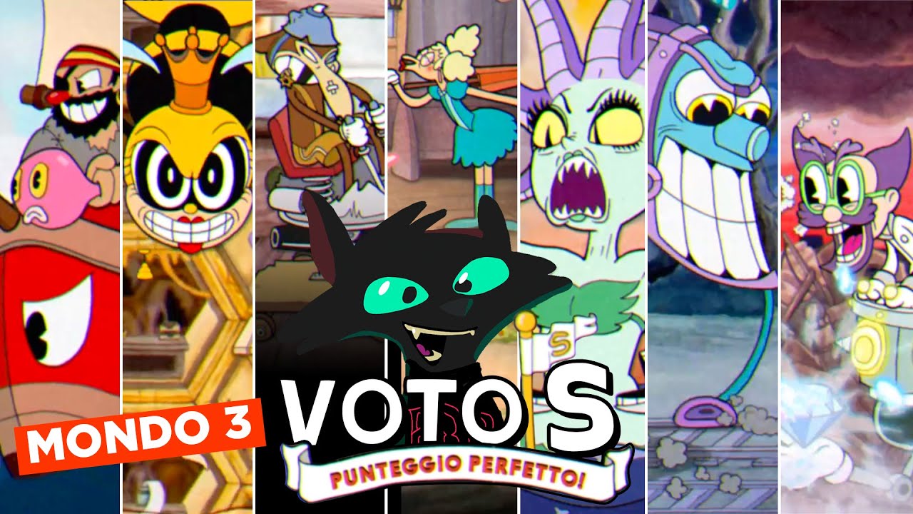Cuphead - TUTTI I BOSS RANK S (Mondo 3)