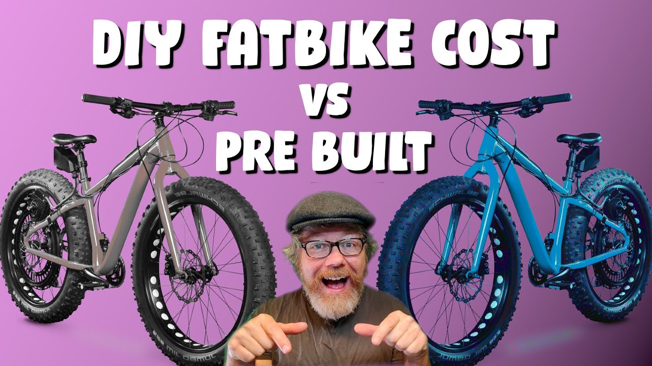 DIY ELECTRIC FAT BIKE COST VS PRE BUILT - COST COMPARISON & SPECIFICATION COMPARISON  BAFANG FATBIKE